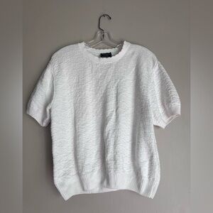 Southern Lady White Knit Top